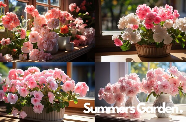 geraniums in full bloom and all year round care