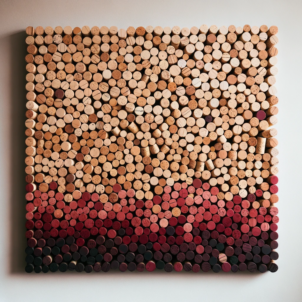 DIY Wine Cork Wall Art