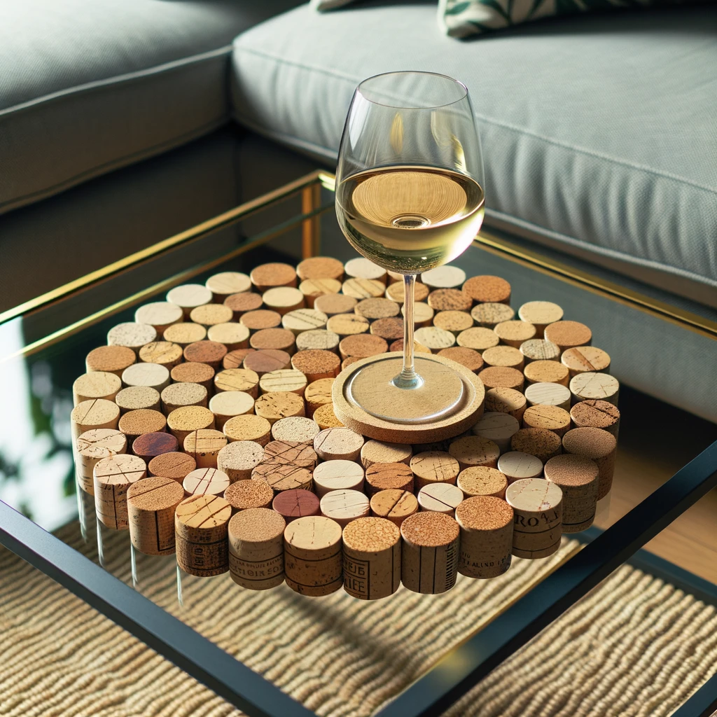 Wine Cork Coasters: Functional and Stylish